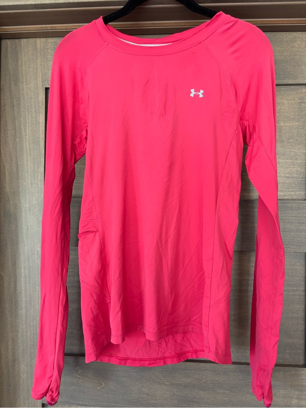 Under Armour Women’s Neon Pink Long Sleeve Performance Tee